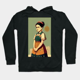 Young Frida: Childhood Portrait Hoodie